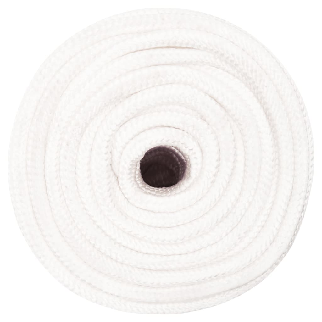 Vidaxl boottouw 12 mm 100 m polypropyleen volwit