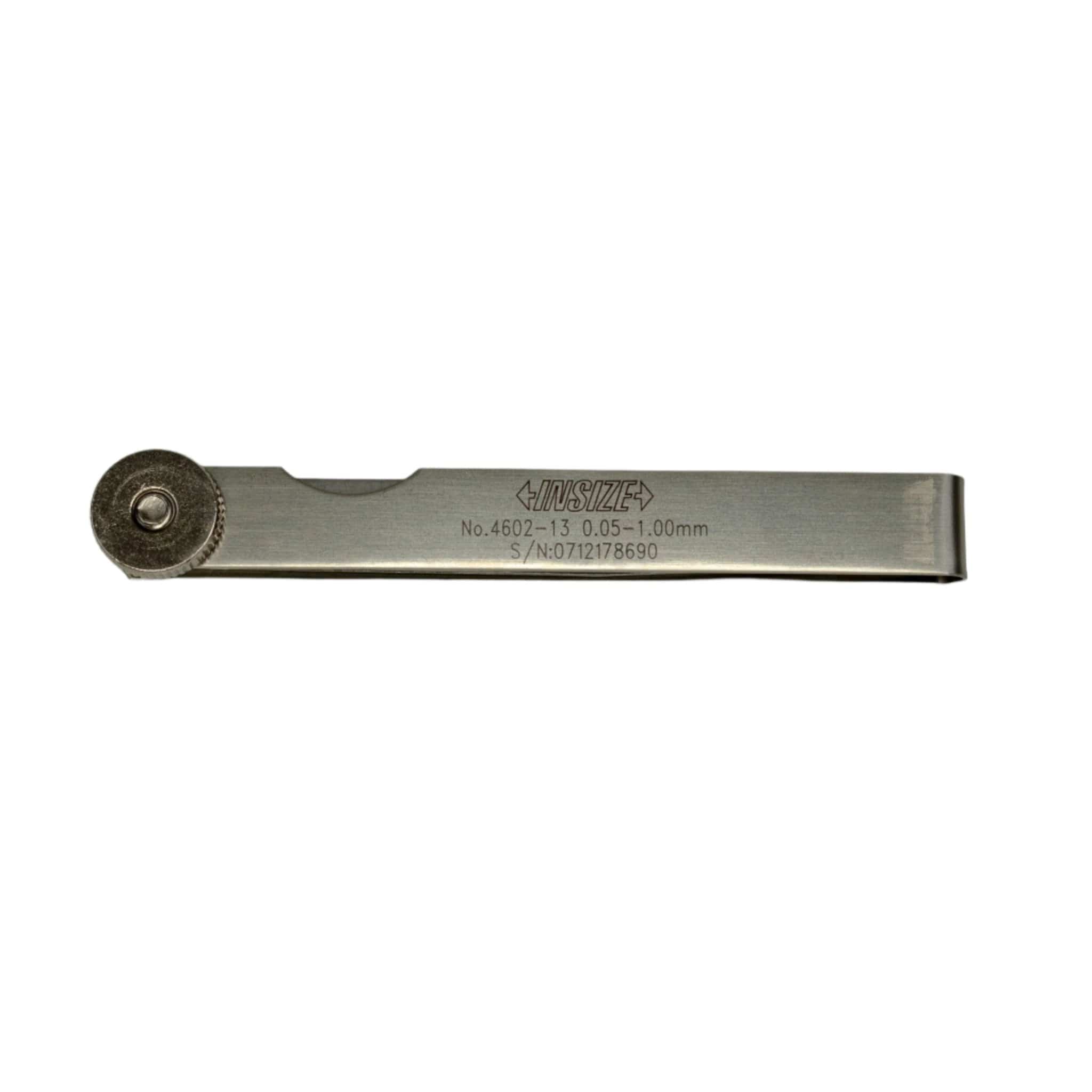 Insize Feeler Gauge 13pc Set 0.05-1mm Range Series 4602-13