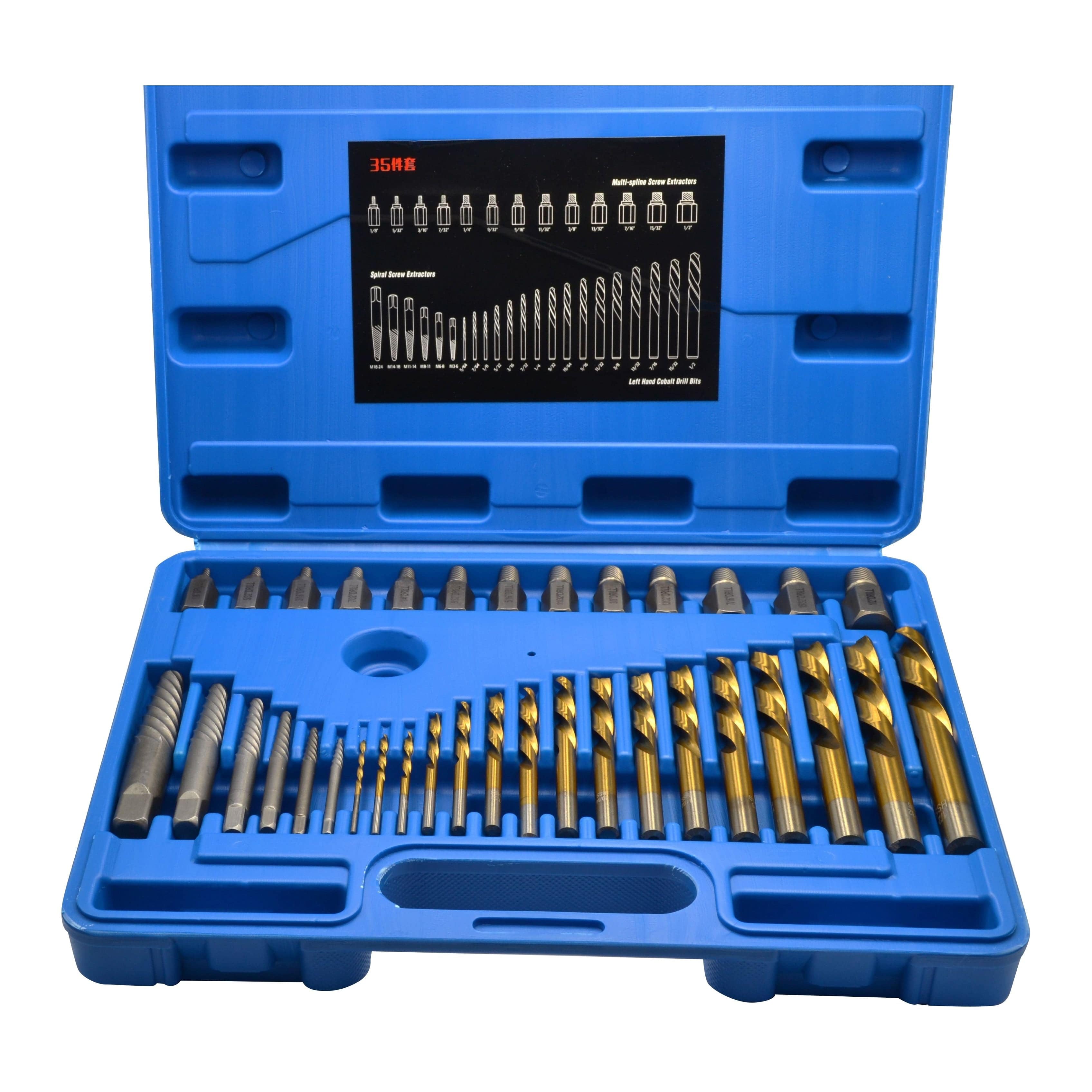 Broken Bolt Master Extractor Kit 35 Piece